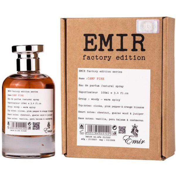 Emir Camp Fire Factory Edition EDP parfumuotas vanduo unisex, 100 ml