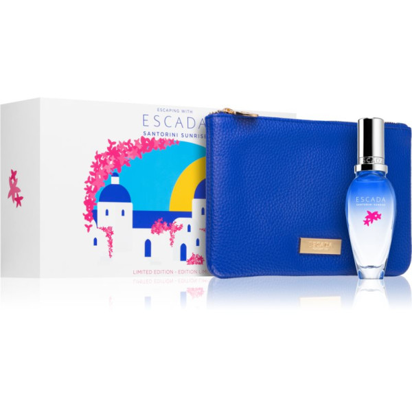 Escada Santorini Sunrise Gift Set dovanų rinkinys (EDT, 30 ml + kosmetinė)