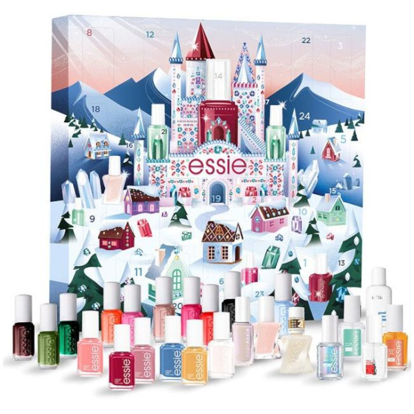 Essie Nail Lacquer Wonderland Advent Calendar nagų lakų advento kalendorius