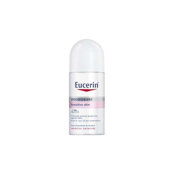 Eucerin 24 val. rutulinis dezodorantas jautriai odai, 50 ml