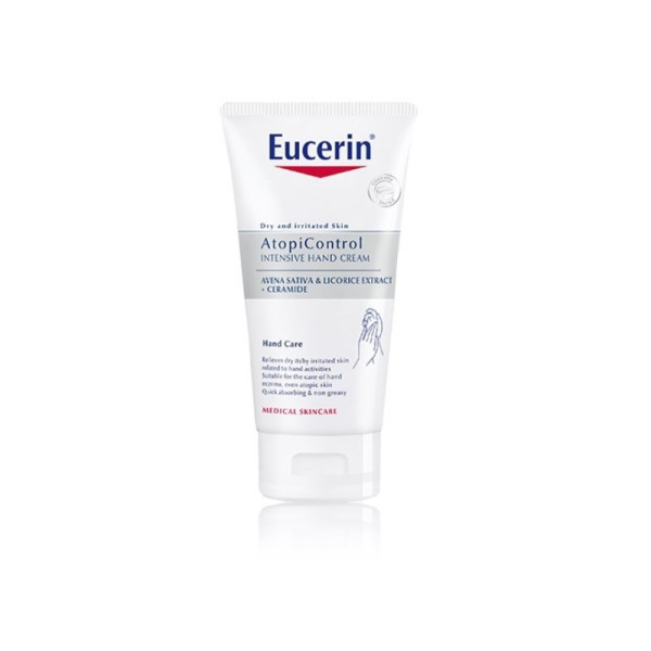 Eucerin Atopicontrol Hand Cream rankų kremas, 75 ml