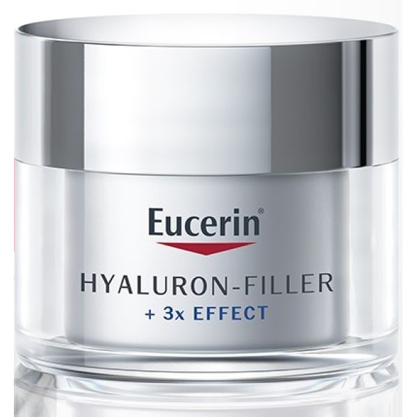 Eucerin Hyaluron-Filler + 3x Effect Night Cream naktinis kremas nuo raukšlių, 50 ml