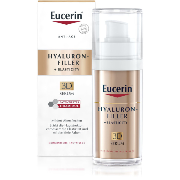 Eucerin Hyaluron-Filler + Elasticity 3D Serum serumas, 30 ml