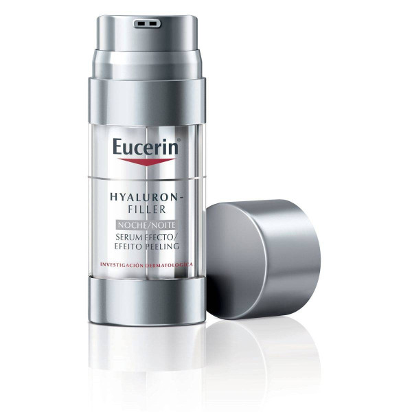 Eucerin Hyaluron-Filler Peeling Night Serum naktinis šveitiklis ir serumas, 30 ml