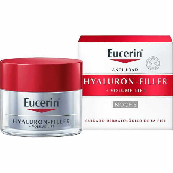 Eucerin Hyaluron Filler Volume Lift Night Cream naktinis veido kremas, 50 ml