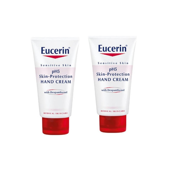 Eucerin Ph5 Hand Cream rankų kremas, 2 x75 ml