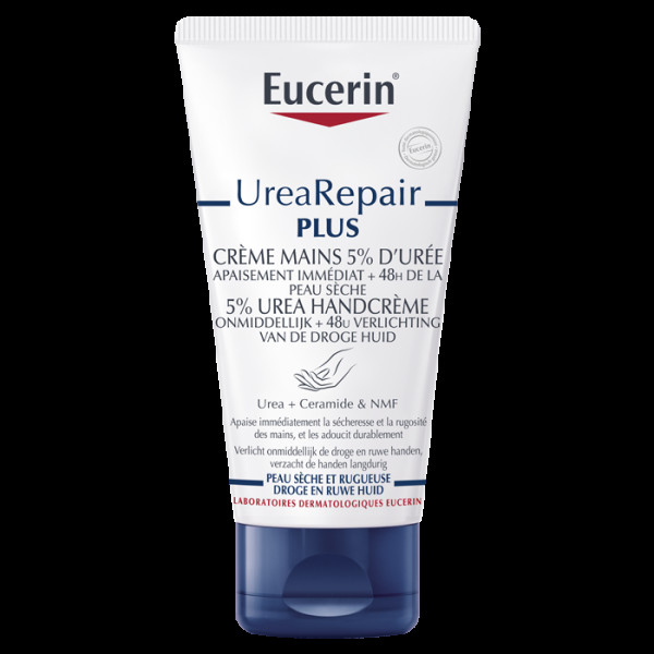 Eucerin UreaRepair Plus 5% Urea Hand Cream  rankų kremas su 5 % šlapalo, 75 ml