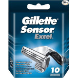 Gillette Sensor Excel skustuvo galvutės, 10 vnt.