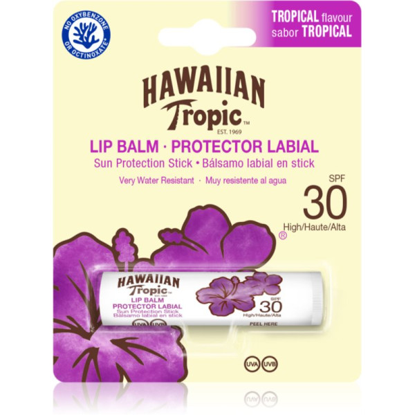 Hawaiian Tropic Lip Balm Protector Balm SPF 30 lūpų balzamas, 4 ml