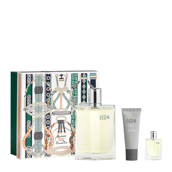 Hermes H24 Eau de Toilette rinkinys vyrams (EDT 100 ml + EDT 5 ml + Drėkinantis kremas 20 ml)