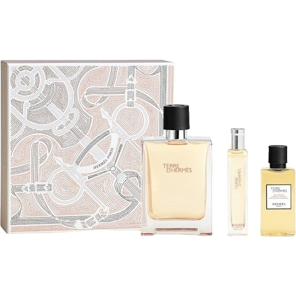 Hermes Terre d´Hermes EDT rinkinys vyrams (EDT, 100 ml + EDT, 15 ml + dušo želė, 40 ml)