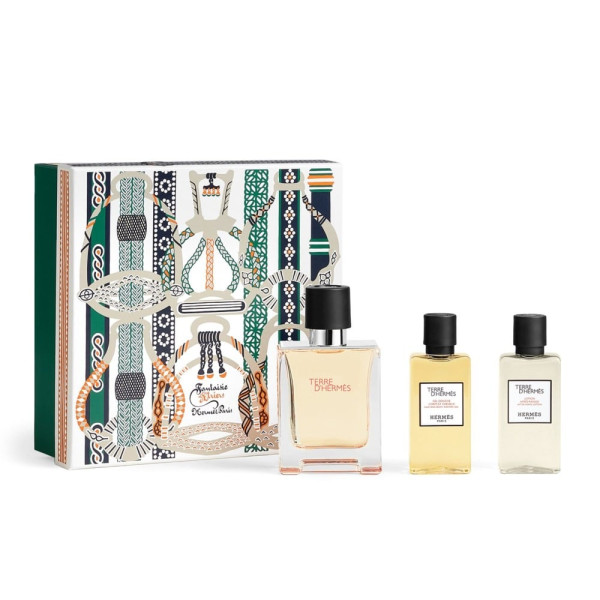 Hermes Terre d´Hermes rinkinys vyrams (EDT, 50 ml + dušo želė, 40 ml + vanduo po skutimosi, 40 ml)