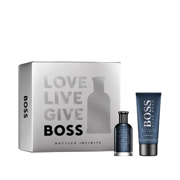 Hugo Boss BOSS Bottle Infinite rinkinys vyrams (EDP,50 ml + dušo gelis, 100 ml)