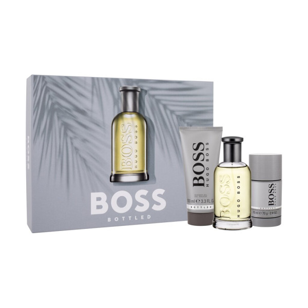 HUGO BOSS Boss Bottled rinkinys vyrams (EDP, 100 ml + dušo želė, 100 ml + dezodorantas, 75 ml)