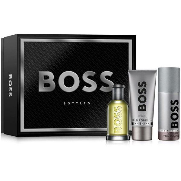 Hugo Boss BOSS Bottled rinkinys vyrams (EDT, 100 ml + dušo želė, 100 ml + dezodorantas, 150 ml)