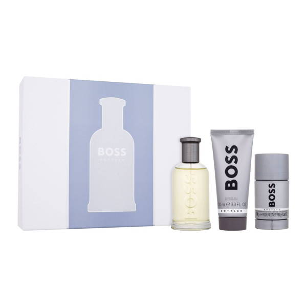Hugo Boss BOSS Bottled rinkinys vyrams (EDT, 100 ml + dušo želė, 100 ml + dezodorantas, 75 ml)