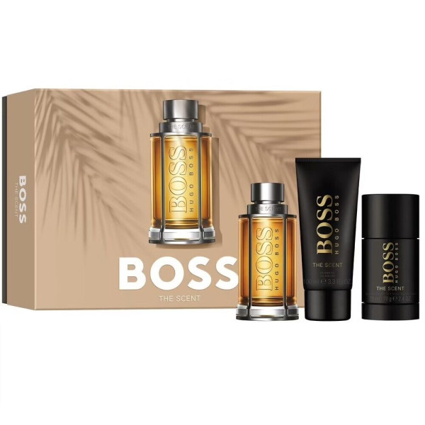 Hugo Boss BOSS The Scent rinkinys vyrams (EDT, 100 ml + dušo želė, 100 ml + dezodorantas, 75 ml)