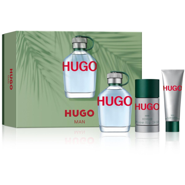 Hugo Boss HUGO Man rinkinys vyrams (EDT, 125 ml + dezodorantas, 75 ml + dušo gelis, 50 ml)