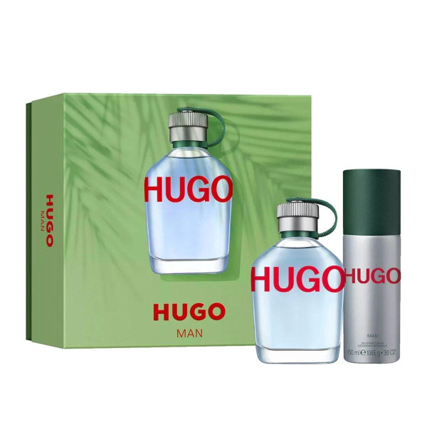 Hugo Boss HUGO Man rinkinys vyrams (EDT, 125 ml + dezodorantas, 75 ml + dušo gelis, 50 ml)