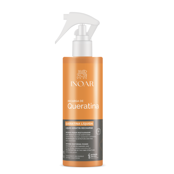 INOAR Queratina Liquid Keratin Recharge skystas purškiamas keratinas, 200 ml