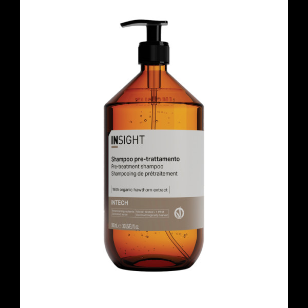 Insight Professional INT210 INSIGHT INTECH PRE-TREATMENT SHAMPOO šampūnas  naudojamas prieš technines procedūras, 900 ml