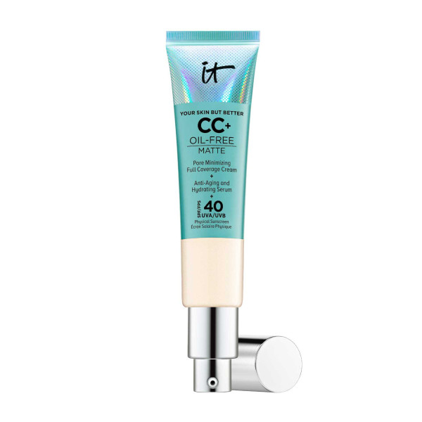 It Cosmetics CC+ Oil Free Matte Cream SPF 40 matiškumo suteikiantis CC kremas, atspalvis: Fair, 32 ml