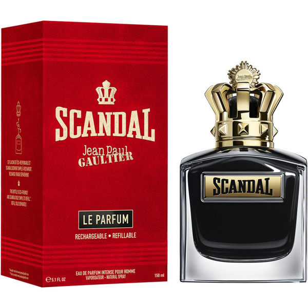 Jean P. Gaultier Scandal Le Parfum Intense EDP parfumuotas vanduo vyrams, 150 ml Refillable