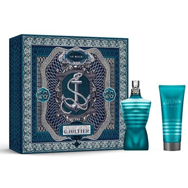 Jean Paul Gaultier Le Male rinkinys vyrams (EDT, 75 ml + dušo želė, 75 ml)