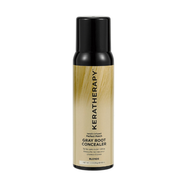 Keratherapy Perfect Match Gray Root Concealer purškiklis su spalva, atspalvis: Blonde, 118 ml