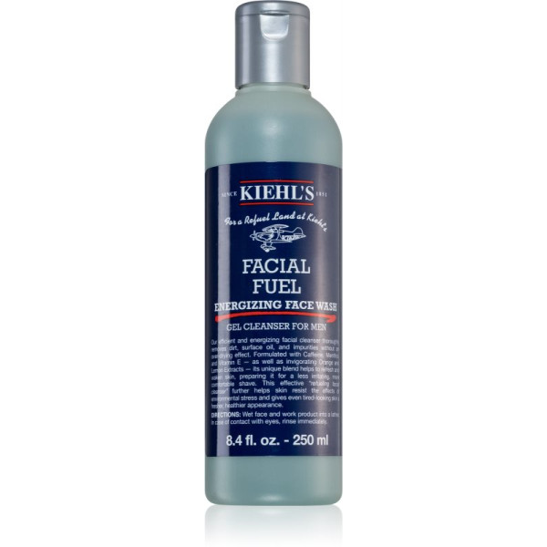 Kiehl's Men Facial Fuel Energizing Face Wash gaivinantis veido prausiklis vyrams, 250 ml