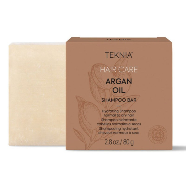 Kietasis šampūnas plaukams Lakme Teknia Argan Oil Shampoo Bar, 80 g, 80 g