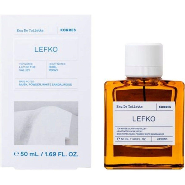 Korres Lefko EDT tualetinis vanduo unisex, 50 ml