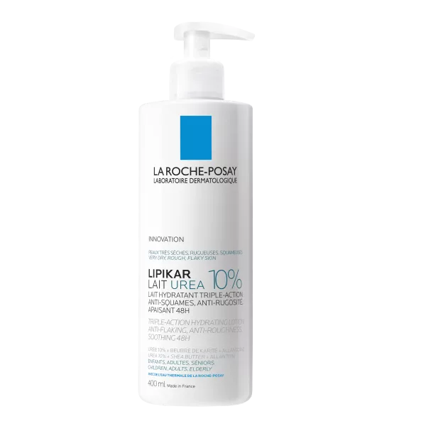 La Roche Posay Lipikar Lait Urea 10% drėkinamasis kūno losjonas, 400 ml