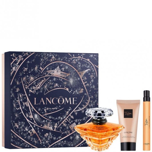 Lancome Tresor Giftset rinkinys moterims (EDP, 50 ml + kūno losjonas, 50 ml + EDP, 10 ml)