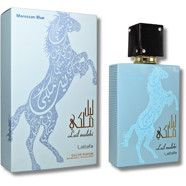 Lattafa Lail Maleki Moroccon Blue EDP parfumuotas vanduo unisex, 100 ml