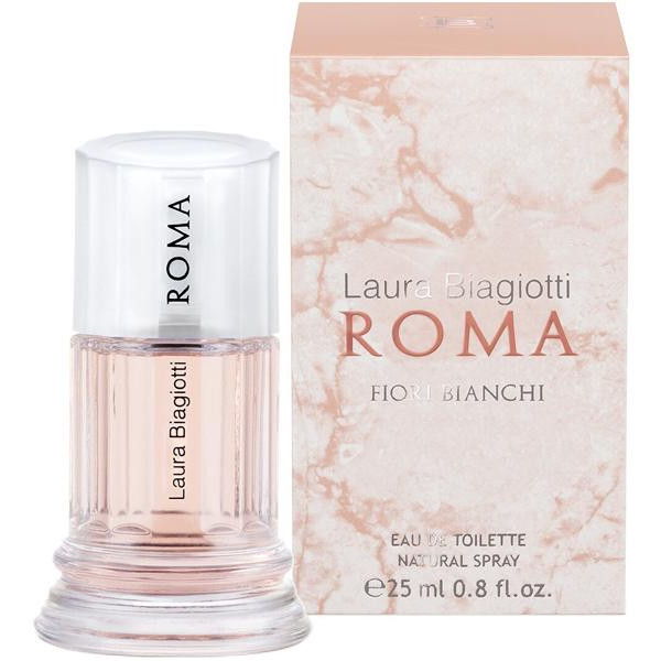 Laura Biagiotti Roma Fiori Bianchi EDT tualetinis vanduo moterims, 25 ml