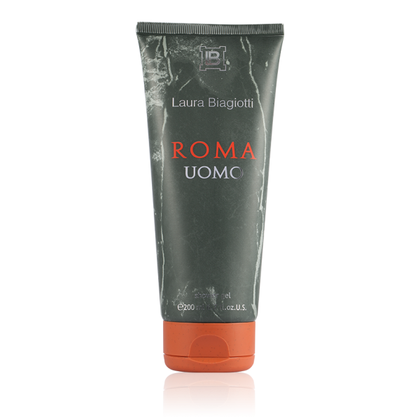 Laura Biagiotti Roma Uomo Shower Gel dušo želė vyrams, 200 ml