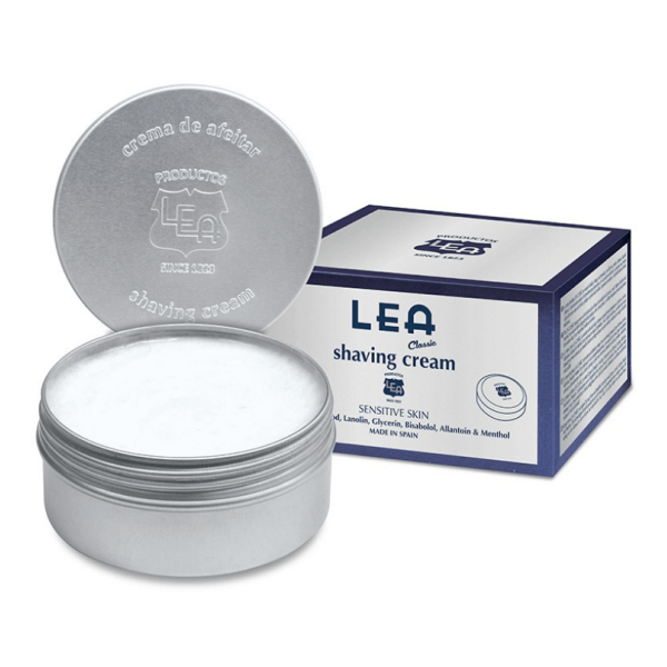 Lea Classic Shaving Cream In Aluminum Jar skutimosi kremas aliuminio indelyje, 150 g