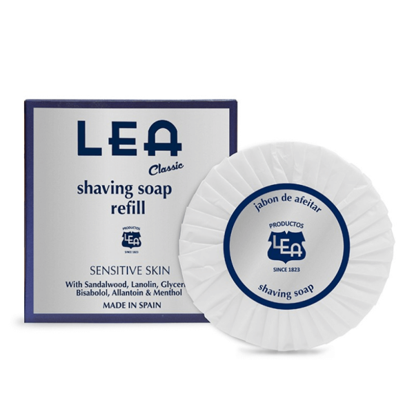 Lea Classic Shaving Soap Refill skutimosi muilo papildymas, 100 g