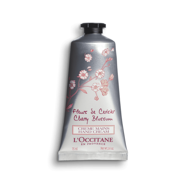 L'occitane Cherry Blossom Hand Cream vyšnių žiedų rankų kremas, 75 ml