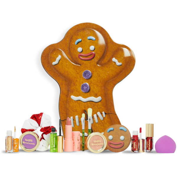 Makeup Revolution London Shrek Gingy 12 Days Advent Calendar kosmetikos advento kalendorius