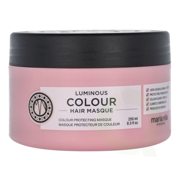 Maria Nila Luminous Colour Masque spindesio suteikianti kaukė dažytiems plaukams, 250 ml