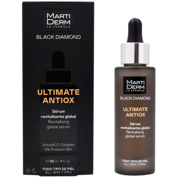 Martiderm Black Diamond Ultimate Antiox Global Revitalizing Serum serumas, 30 ml