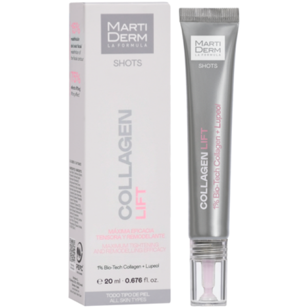 Martiderm Collagen Lift Shots veido odos koncentratas, 20 ml