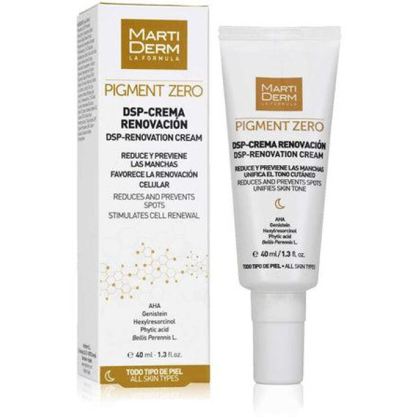 Martiderm Pigment Zero DSP-Renovation Cream depigmentancinis atkuriamasis veido kremas, 40 ml