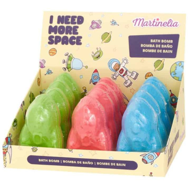 Martinelia I Need More Space Rocket Bath Bomb vonios bomba, 12 vnt.