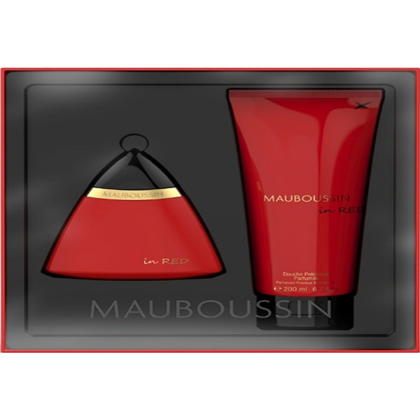 Mauboussin Mauboussin in Red rinkinys moterims (EDP, 100 ml + dušo želė, 200 ml)