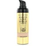 Max Factor Ageless Elixir Miracle Foundation makiažo pagrindas-serumas, atspalvis: 45 Warm Almond, 30 ml