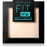 Maybelline Fit Me! Matte & Poreless Powder kompaktinė pudra, 120 Classic Ivory