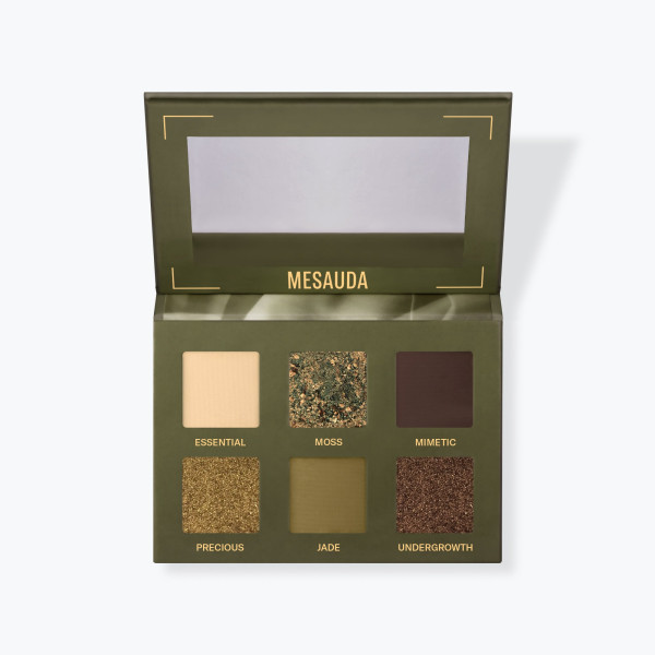 Mesauda Bare Harmony Eyeshadow Palette akių šešėlių paletė, atspalvis: 205 - Hidden Green, 6 g